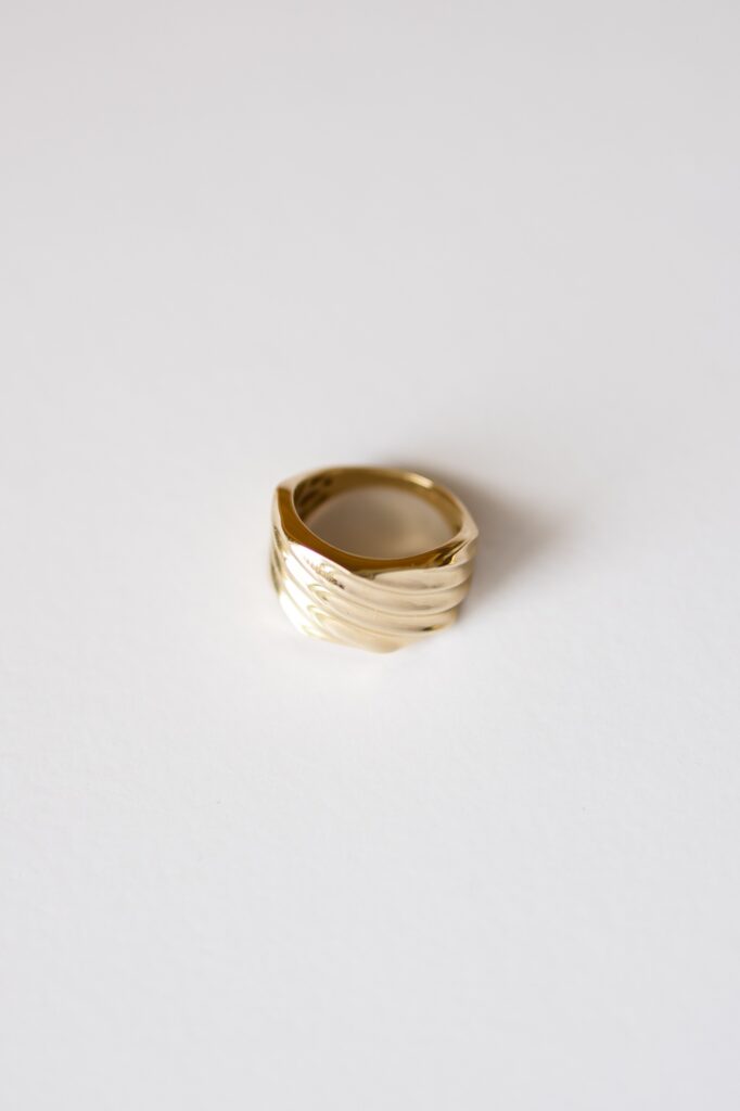 Sculpted Ascent 14K Cocktail Ring